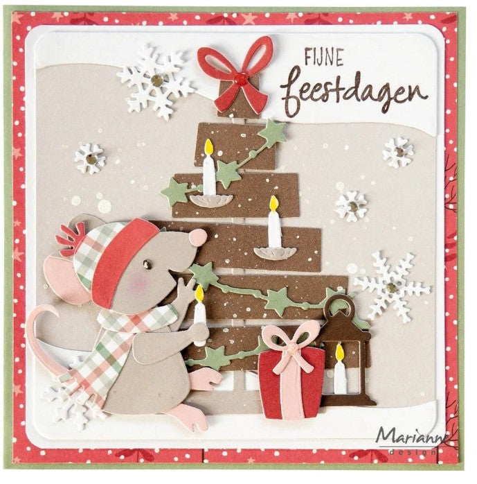 Marianne Design • Collectable Wooden Christmas tree (COL1577) *
