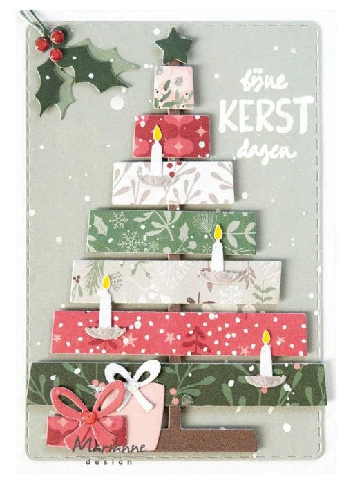 Marianne Design • Collectable Wooden Christmas tree (COL1577) *