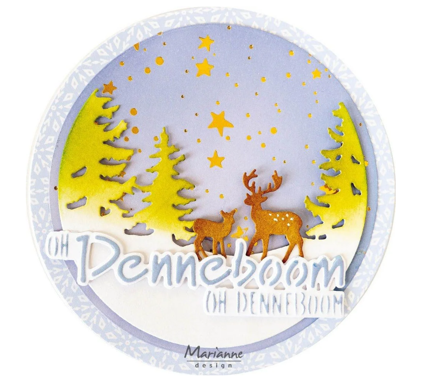 Marianne Design • Craftable Silhouette Winter Scenery CR1675 *