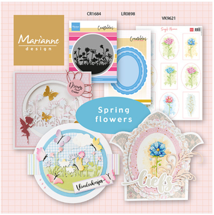 Craftables Silhouette Flower Meadow (CR1684) *