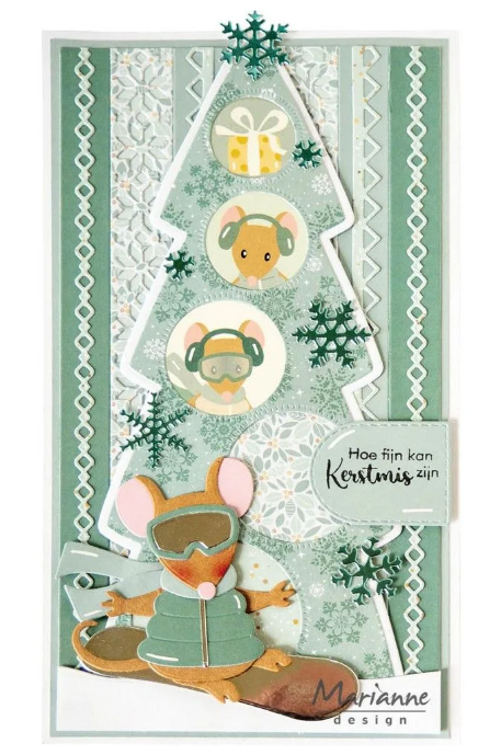 Marianne Design • Craftable Punch Die XL Ice Crystals (CR1700) *