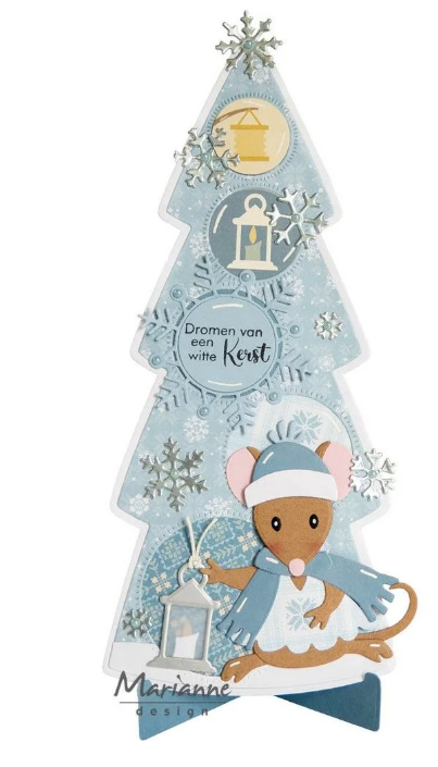 Marianne Design • Craftable Punch Die XL Ice Crystals (CR1700) *