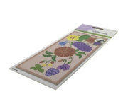 CraftEmotion Impress stamp Die - Slimline magic pearl - Spring flowers Card 27,5x11cm Die 21x9,8cm (115633/1204) (AFGEPRIJSD)
