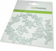 CraftEmotions Die - border rond Eucalyptus Card 11x9cm -cm -cm (115633/0450) (AFGEPRIJSD)