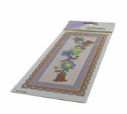 CraftEmotions Die - Slimline scalop XL open - Spring flowers Card 27,5x11cm Die 21x9,8cm (115633/1205) (AFGEPRIJSD)