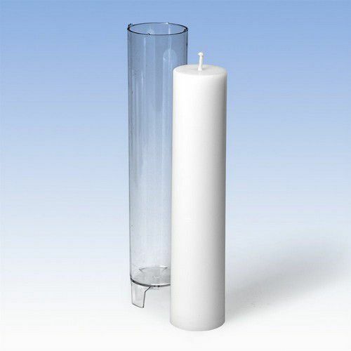 CraftEmotions Gietmal kaars - cilinder standaard sierkaars 47x220mm no15 (640030/2215)