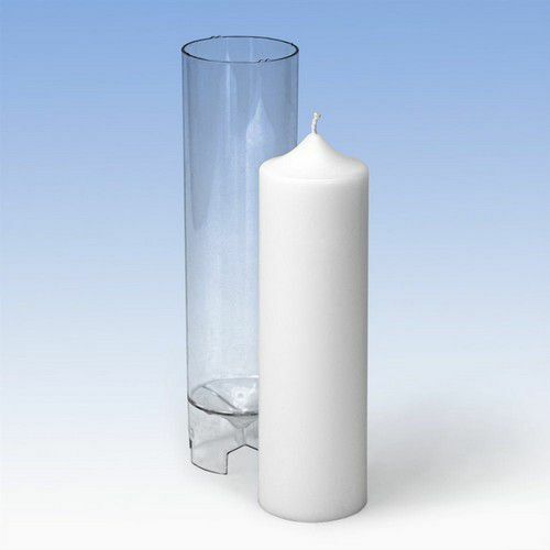 CraftEmotions Gietmal kaars - cilinder stompkaars 60x200mm no5 (640030/2150)