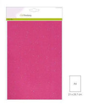 CraftEmotions glitterpapier 5 vel Neon Roze +/- 29x21cm 120gr (001290/0135)