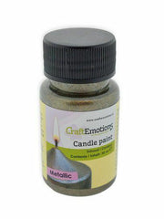CraftEmotions Kaarsen verf antraciet 50 ml (640025/2138)