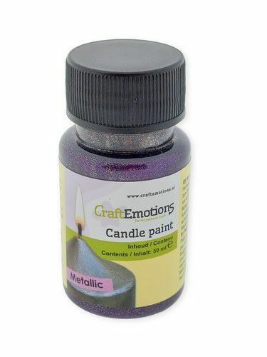 CraftEmotions Kaarsen verf donker orchidee 50 ml (640025/2139)