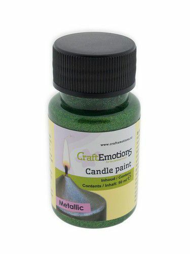 CraftEmotions Kaarsen verf groen 50 ml (640025/2135)