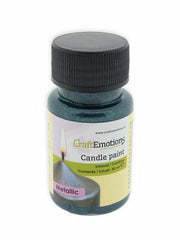 CraftEmotions Kaarsen verf petrolium 50 ml (640025/2140)