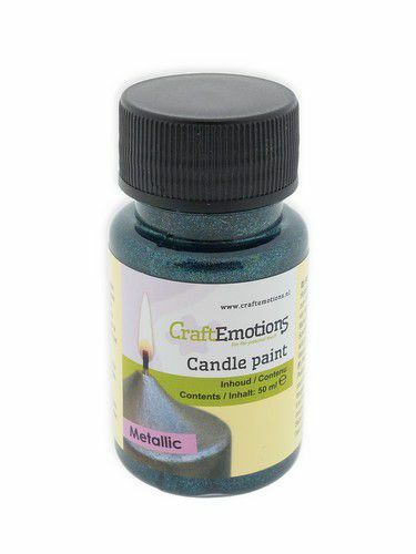 CraftEmotions Kaarsen verf petrolium 50 ml (640025/2140)