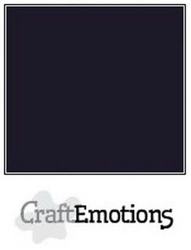 CraftEmotions karton glad 10 vel zwart A4 250gr (Zwart) (000232/1350)