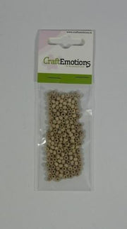 Craftemotions Ronde houten kraal, naturel 4mm 165 st. (810100/0004)