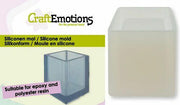 CraftEmotions Siliconen mal bakje - rechthoek 6x5cm (114779/0320)