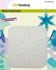 CraftEmotions Siliconen mal kristal 2 7-8cm (114779/0452)