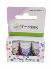 CraftEmotions Tiny Shapes - 3 tubes - various shapes 2  (470003/0012)