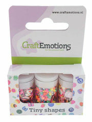CraftEmotions Tiny Shapes - 3 tubes - various shapes 3  (470003/0013)