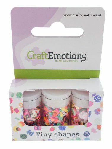 CraftEmotions Tiny Shapes - 3 tubes - various shapes 3  (470003/0013)