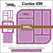 Crealies Cardzz Frame & inlay Patty max. 11,5 x 11,5 cm (CLCZ538) *