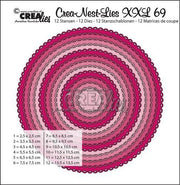 Crealies Crea-Nest-Lies XXL no 69 Circles with open scallop max. 13,5x13,5 cm / CNLXXL69 (115634/0069) *