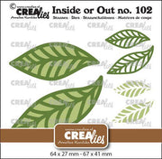 Crealies Inside or Out - Bladeren A 67x41mm (CLIO102) *