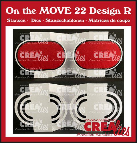 Crealies On the MOVE Design R cirkels 10x13,5cm (CLMOVE22) *