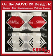 Crealies On the MOVE Design R diamanten 10x13,5cm (CLMOVE23) *