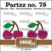 Crealies Partzz Kersen groot 31x29mm (CLPartzz75) *