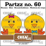 Crealies Partzz Kuiken 37x40mm (CLPartzz60) *
