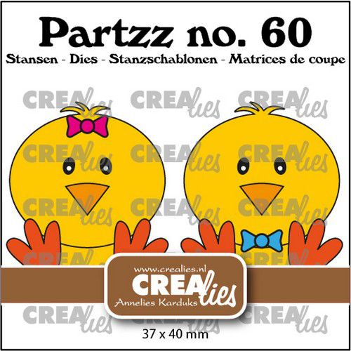 Crealies Partzz Kuiken 37x40mm (CLPartzz60) *