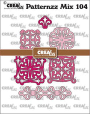 Crealies Patternzz dies Patternzz Mix Barbara (CLPATMIX104) *
