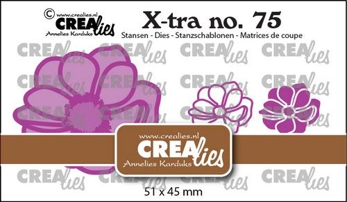 Crealies Xtra Anemoon klein CLXtra75 51x45mm *