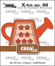 Crealies Xtra Gieter CLXTRA66 58 x 95 mm + 2 layers + small flowers *
