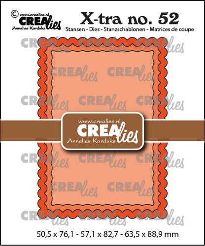 Crealies Xtra no. 52 ATC Schulprand CLXtra52 63,5x88,9mm *