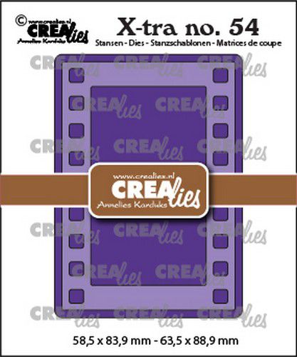 Crealies Xtra no. 54 ATC Filmstrip CLXtra54 63,5x88,9mm *
