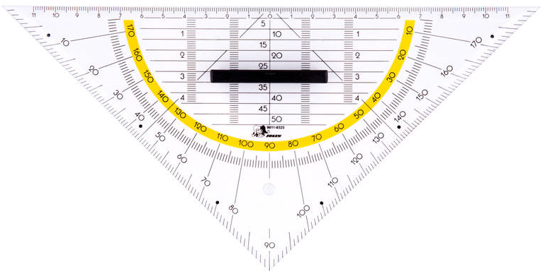 Cretacolor Geodriehoek 25x12,5 cm (9011-0325)