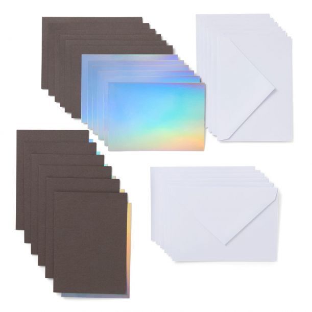Cricut Insert Cards Gray/Silver/Holographic (12pcs) (2008799)