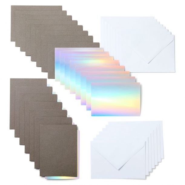 Cricut Insert Cards Small Gray/Silver/Holographic (15pcs) (2008795)