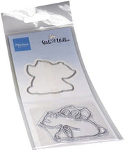 Marianne D Clear Stamps & dies Beer & Pinguïn CS1137 stamp 59x53mm, die 61x55mm*