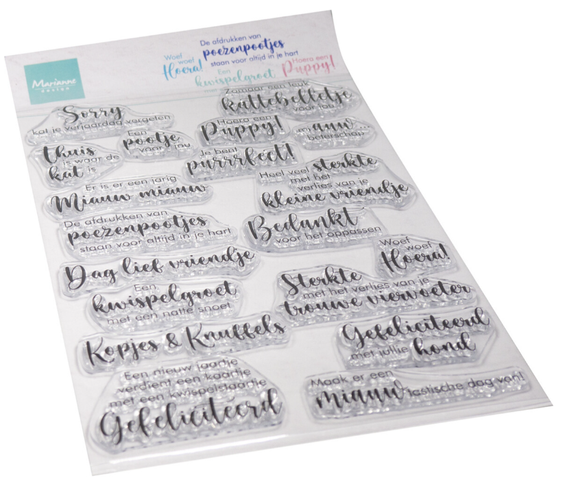 Clear Stamps Kopjes & Pootjes (CS1170) *