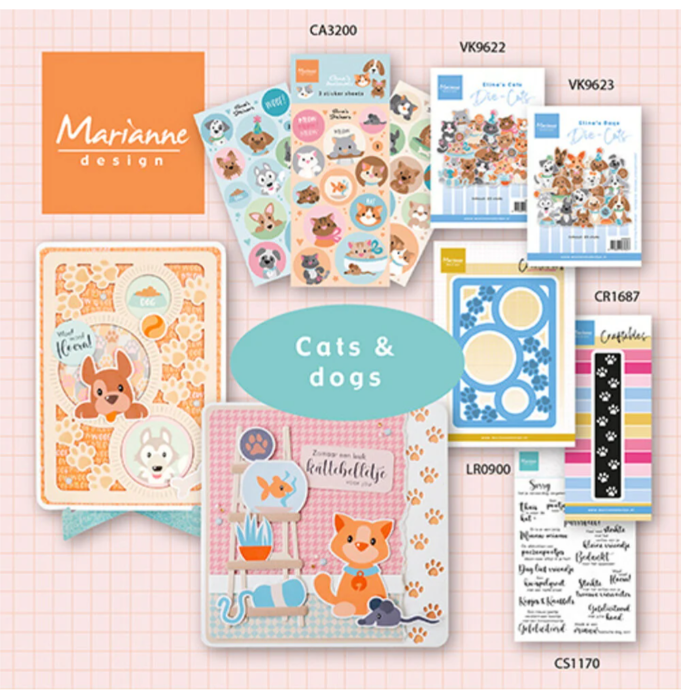 Clear Stamps Kopjes & Pootjes (CS1170) *