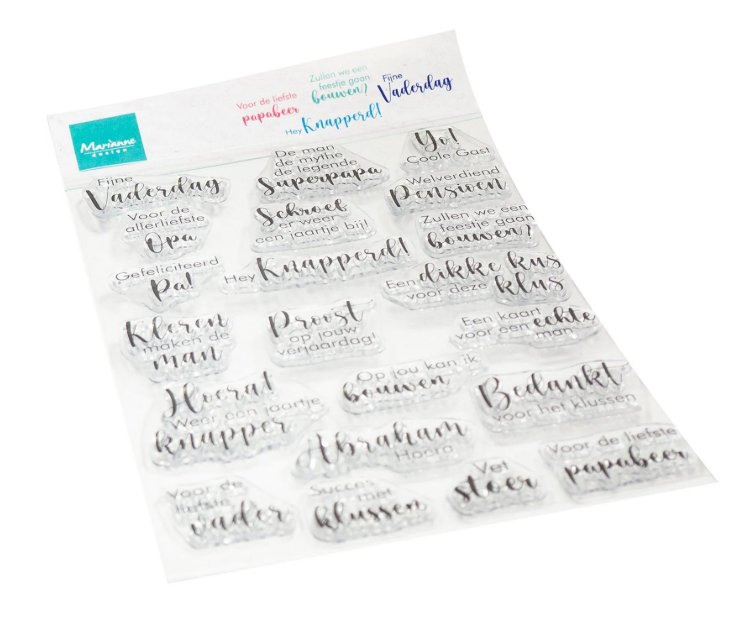 Marianne Design • Clear Stamps Voor de Man (CS1172) *