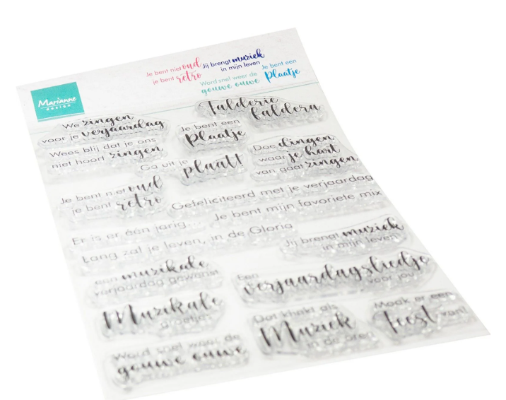 Marianne Design • Clear Stamps Falderie Faldera (CS1173) *