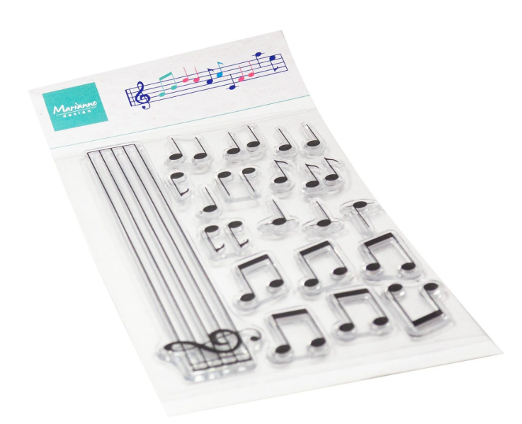 Marianne Design • Clear Stamps Musical Notes (CS1175) *
