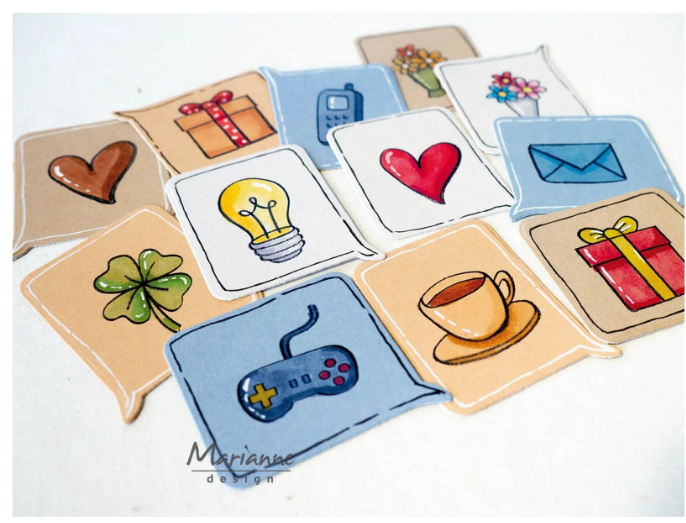 Marianne Design • Clear Stamps Chat bubbles (CS1176) *