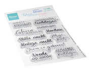 Marianne Design • Clear Stamps Nativity Tekst By Marleen (CS1178) *
