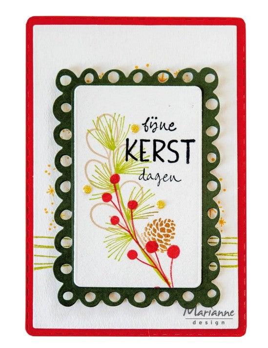 Marianne Design • Clear Stamps Kerstwensen by Kaertjes & Co (CS1181) *