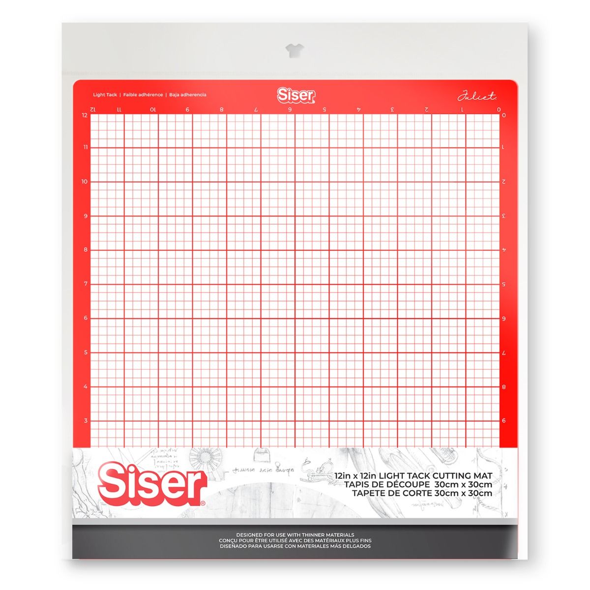Juliet™ Cutting Mat Light Tack – 12″ X 12″ (30,5cm x 30,5cm) (307019)